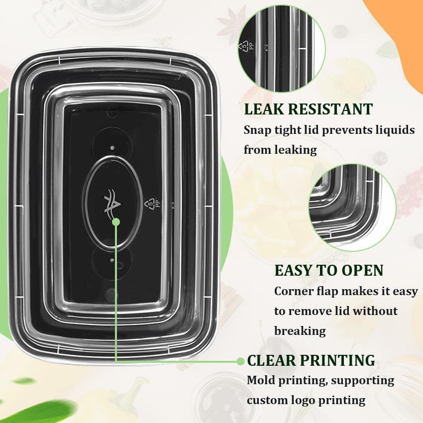Meal prep container for delivery and retail