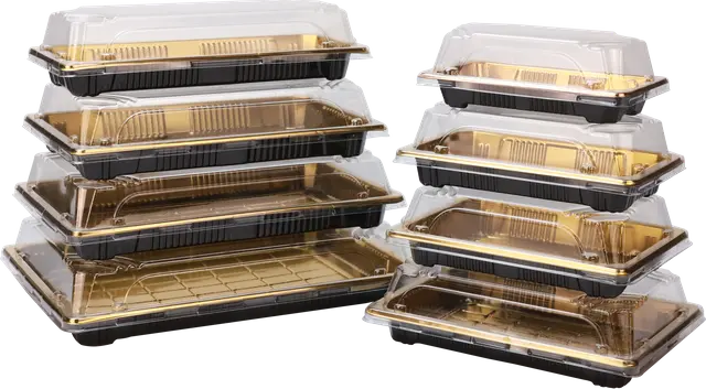 Sushi Box with Clear Lid 1